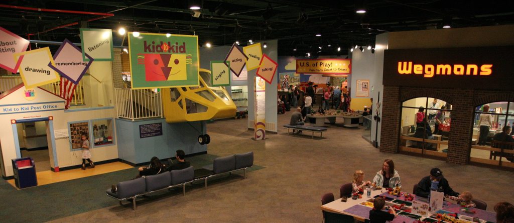 Interior of Strong National Museum of Play in Rochester, New York.