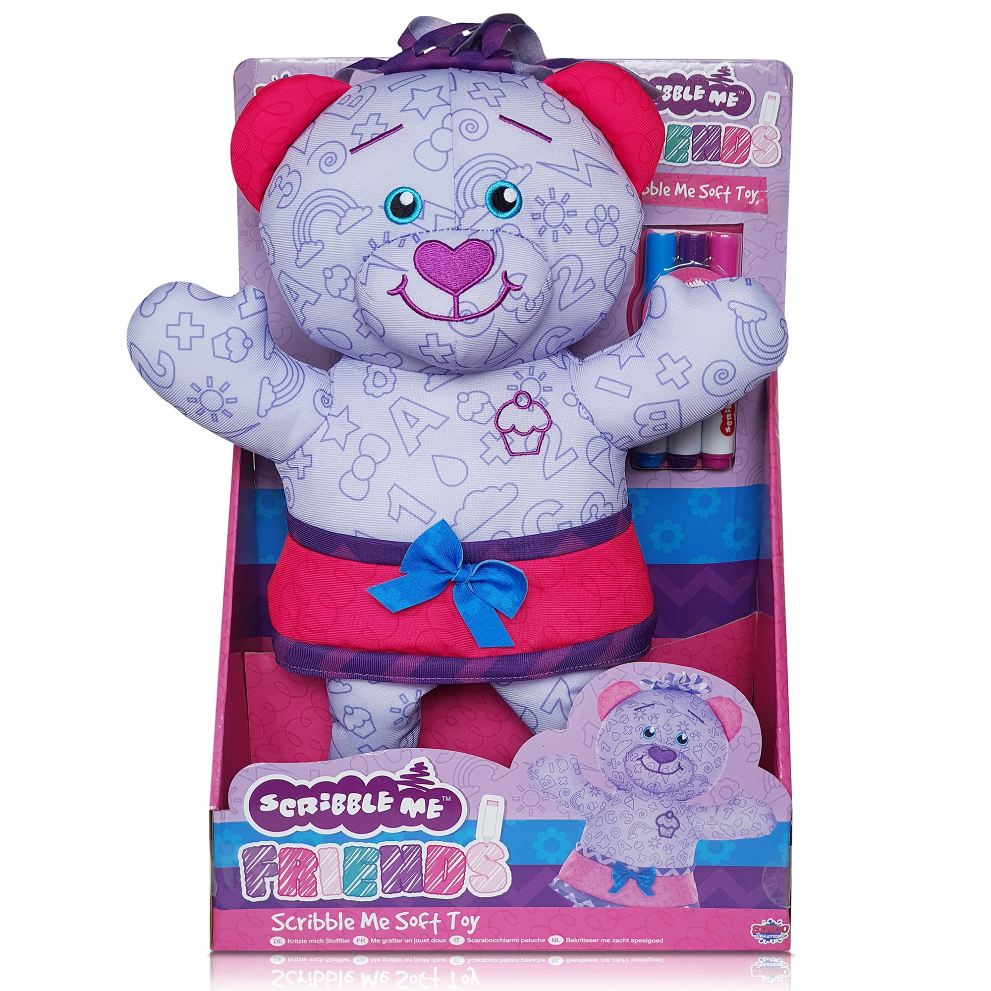 Image of Sinco Scribble Me: Friends Bear