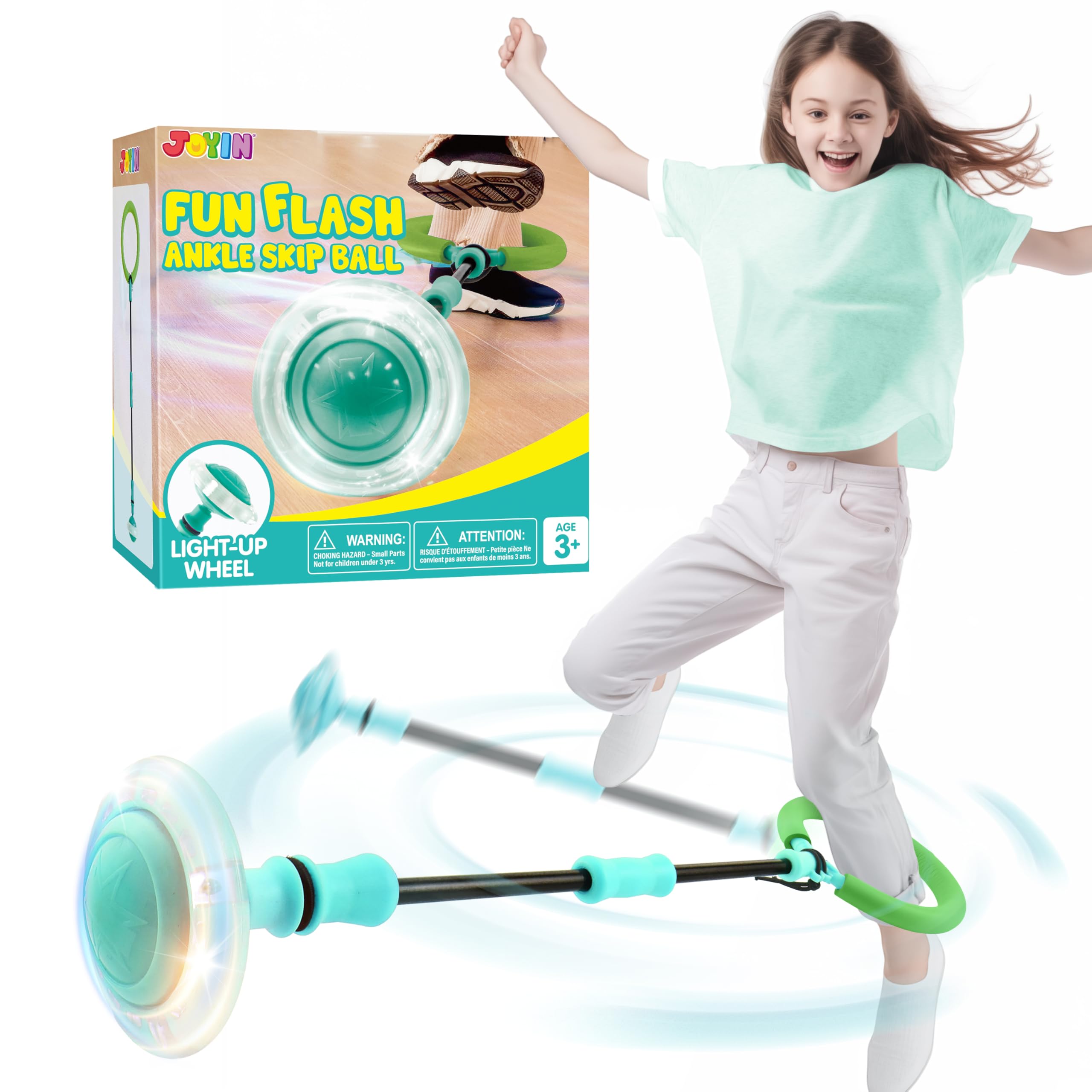 JOYIN Green Ankle Skip Ball