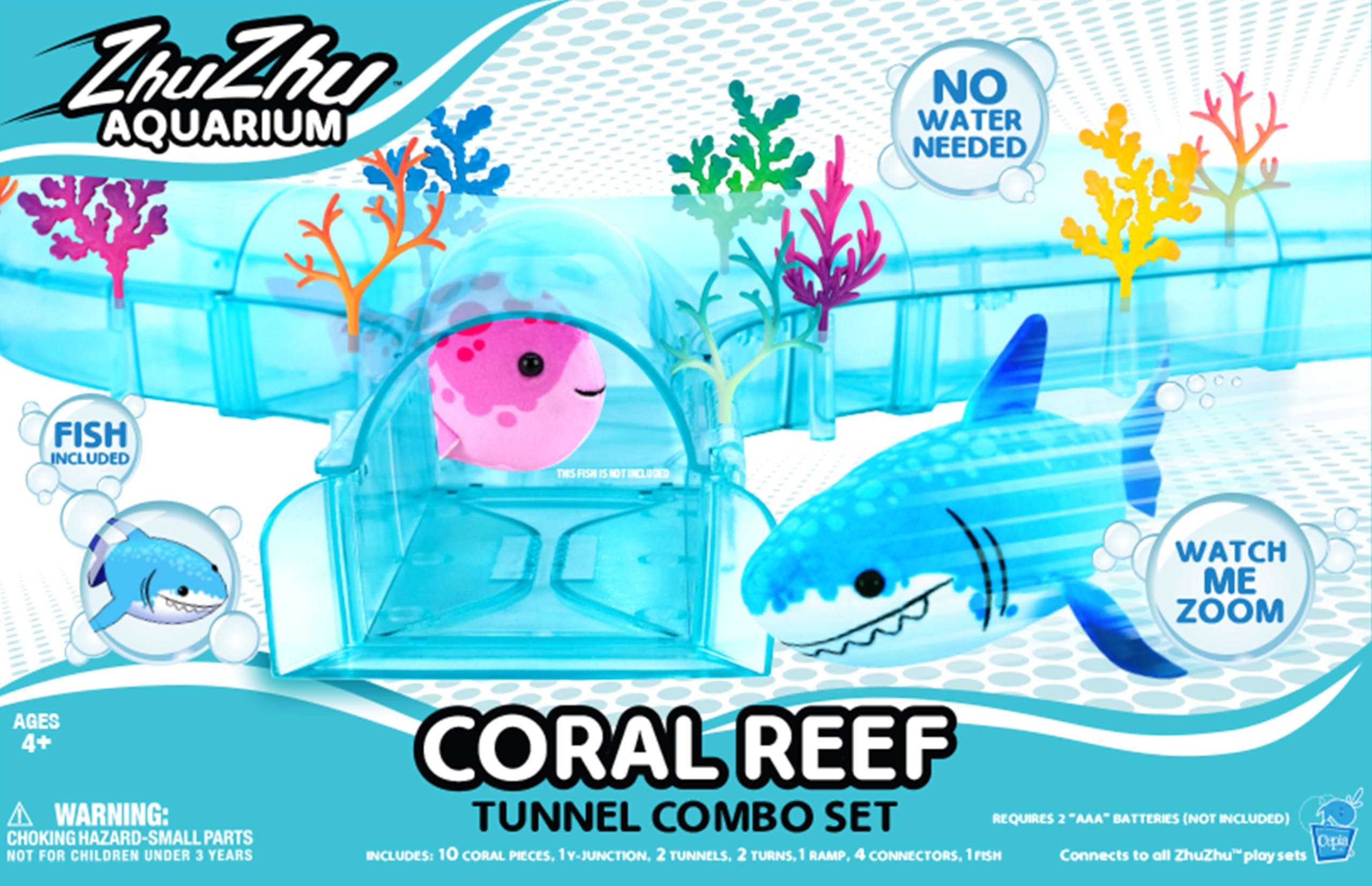Zhu Zhu Aquarium Coral Reef Tunnel Playset