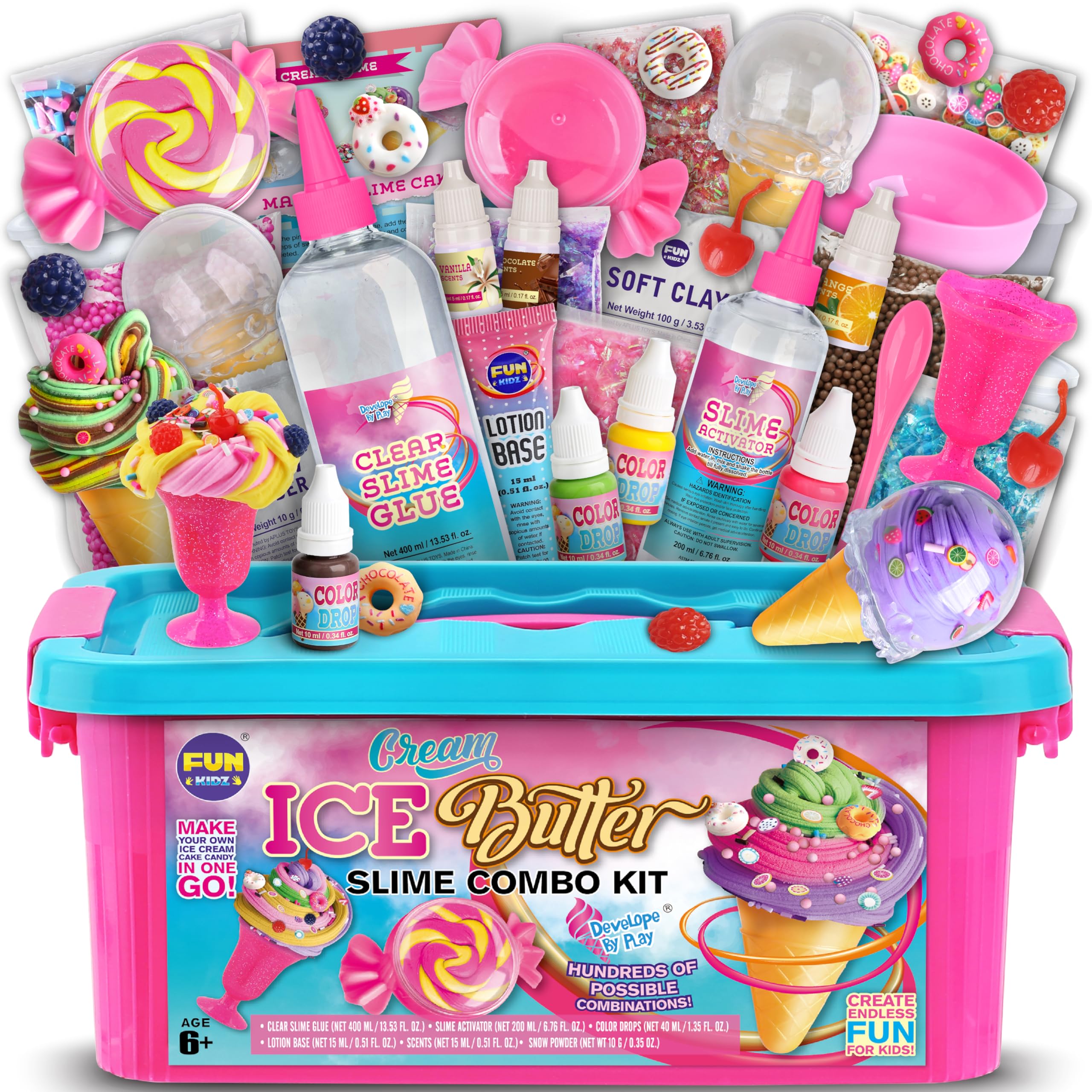 Gift Butter Slime Kit for Girls 10-12
