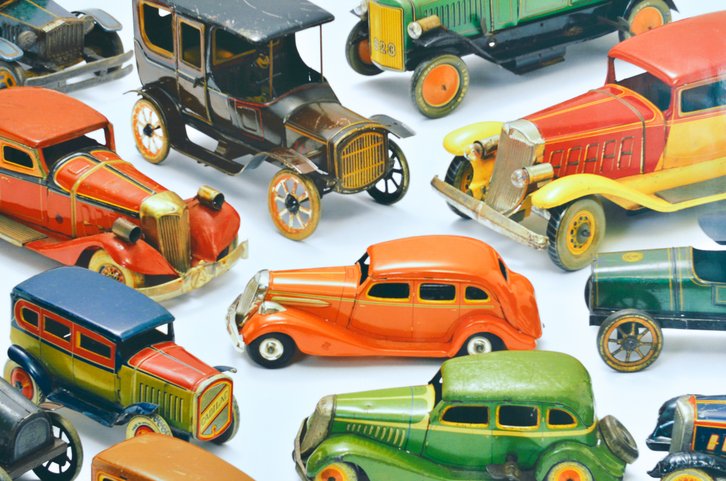 Vintage toy cars