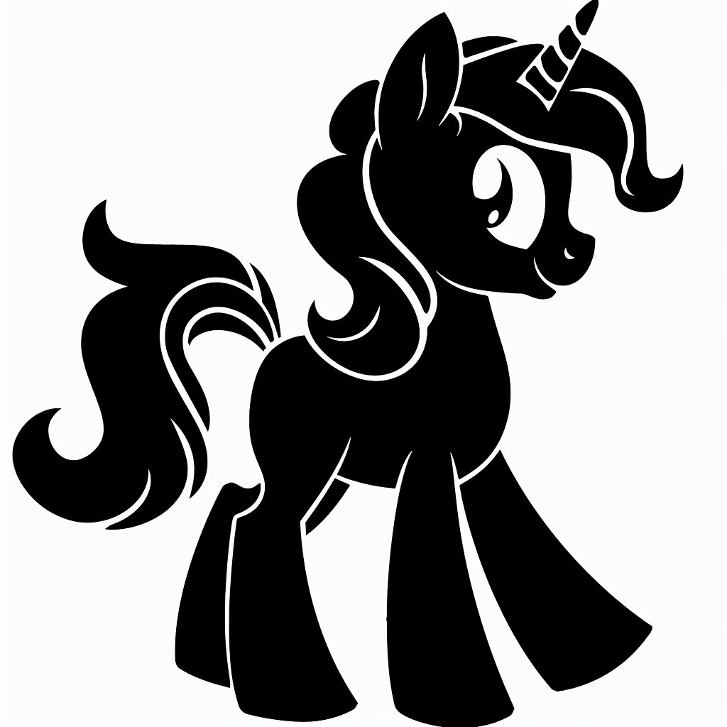 My Little Pony silhouette