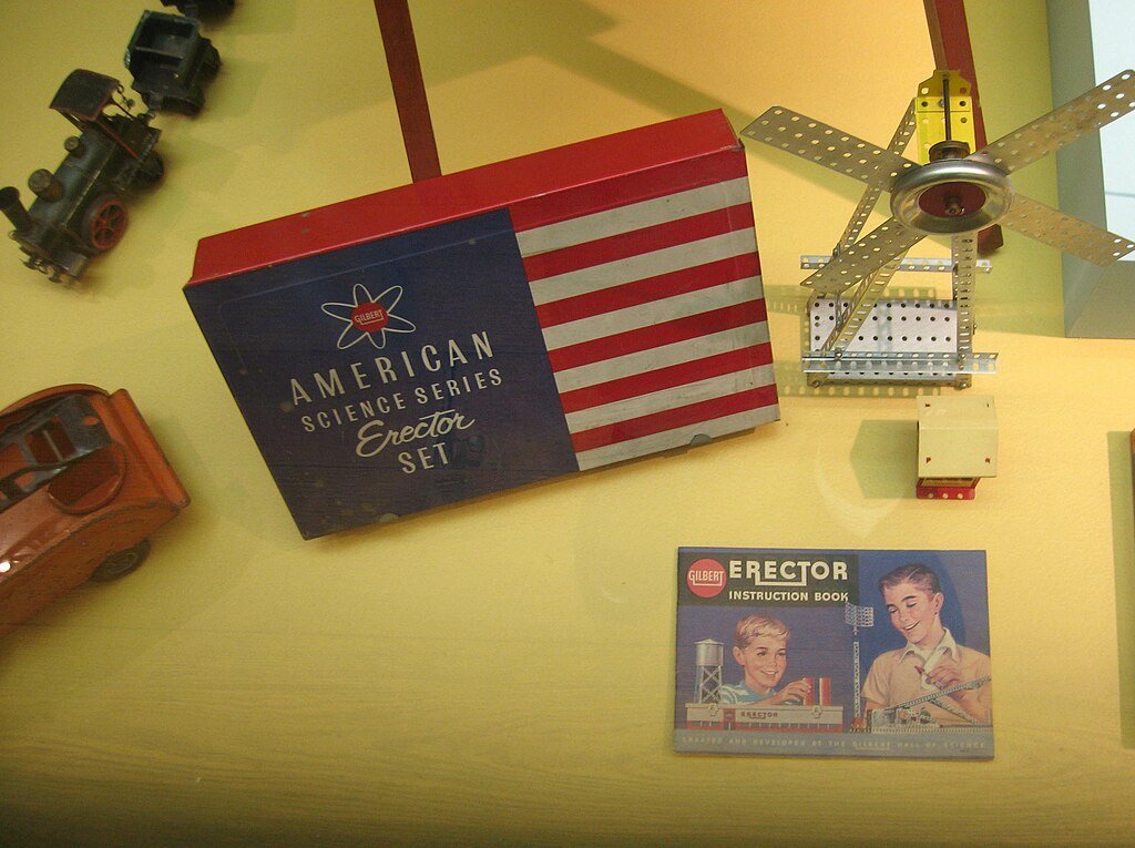 Erector Set displayed in the Museum of the City of New York
