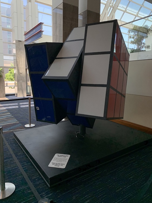 The world's largest Rubik's Cube was constructed for the 1982 World's Fair in Knoxville, Tennessee