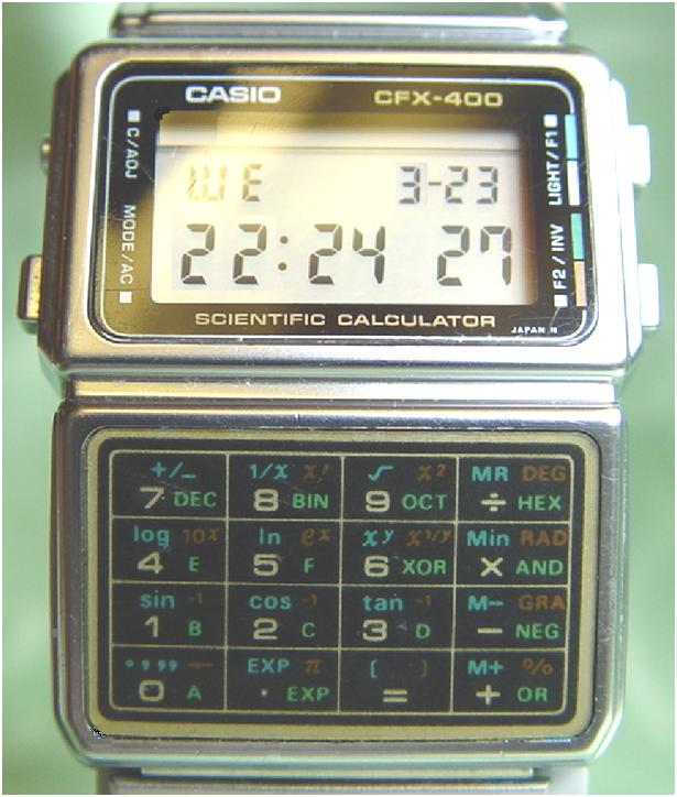 Casio calculator watches